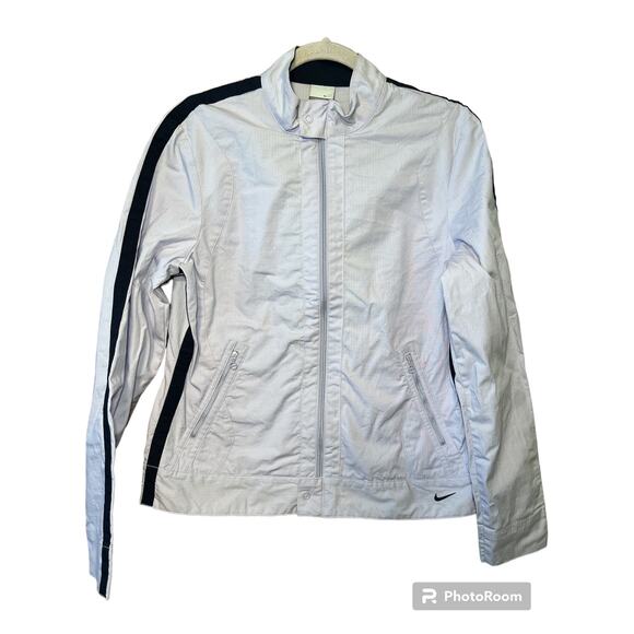 Nike Jackets & Blazers - Nike Women's Purple & Navy Bomber Moto Style Jacket Size Large